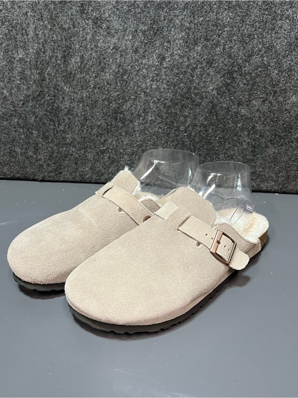Birkenstock Boston Shearling-Lined suede clogs Women’s Size 40 (9-9.5) - Picture 10 of 13